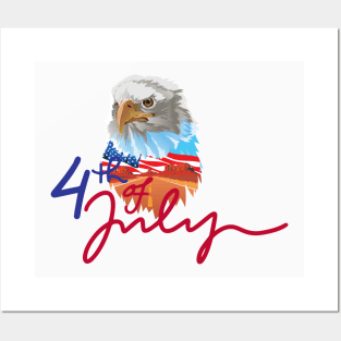 4th of July- independence day Posters and Art